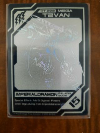Ultra Rare Digimon D - Tector Card Imperialdramon Paladin Mode (dt - 200)