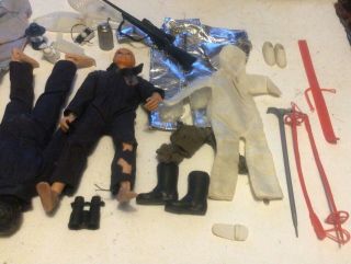 Vintage Action Jackson (2) figure with accessories (some knock off accessories) 2