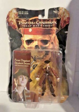 Pirates Of Caribbean Pirate Disguised Elizabeth Swan 3.  75 " Figure Zizzle 2006