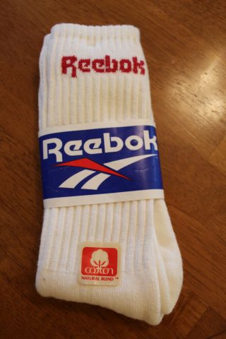 Vintage Reebok Athletic Tube Socks Men 