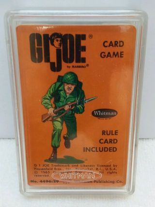 Vintage 1965 Gi Joe Card Game Old Stock Whitman 4496:29 Rare Still