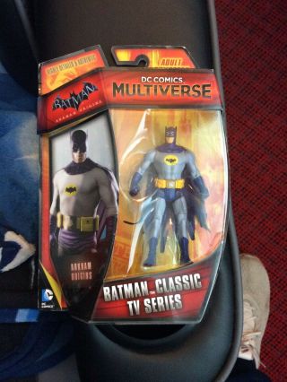 Dc Multiverse Batman Classic Tv Series Adam West 4 " Figure 2014 Mattel Moc