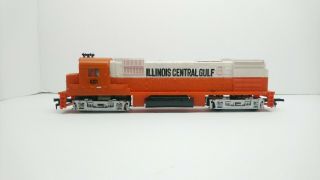 Tyco Ho Train Illinois Central Gulf Alco C 430 Lighted Dummy Diesel Locomotive