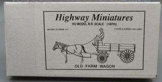 Jordan Highway Miniatures Old Farm Wagon 107 Factory