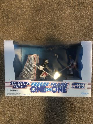 Kenner Starting Lineup Freeze Frame One On One Gretzky & Haskey (nib)