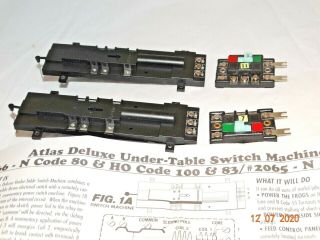 Atlas 66 Deluxe Under Table Switch Machine Ho & N Scale