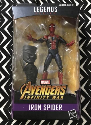 Marvel Legends Series Avengers Infinity Thanos Baf Iron Spider Figure