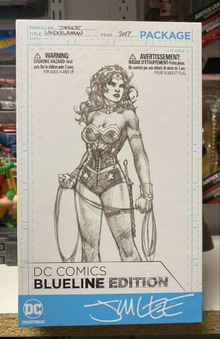 Wonder Woman Black And White By Jim Lee Action Figure Sdcc Exclusive Blueline