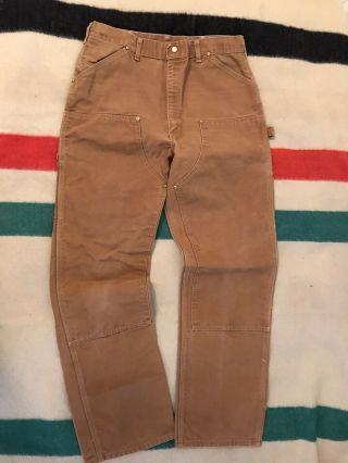 Vintage Carhartt 100 Year Anniversary Canvas Work Pant Jeans W36 L 34 Tag