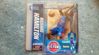 Richard Hamilton Detroit Pistons Nba Mcfarlane Sportspick W/mask Series 9 - Nmc