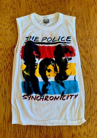 Vintage 1983 The Police Concert T - Shirt - Medium