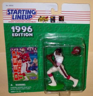 1996 Jerry Rice San Francisco 49ers Starting Lineup Niners Hof Dupe