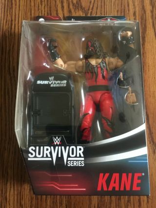 Wwe Mattel Elite Survivor Series Kane With Steel Chair Moc