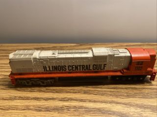 Ho Scale Train Tyco Illinois Central Gulf Railroad Deisel Engine 1102