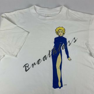 Vtg 90s Disney Dick Tracy Madonna Breathless Mahoney T - Shirt Osfa Fits L/xl