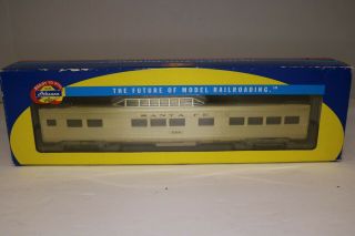 Atheann 7913 Ho Santa Fe Railroad Streamlined Vista Dome Passenger Car 500
