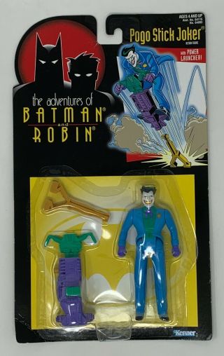 Adventures Of Batman & Robin Pogo Stick Joker 1995 Action Figure