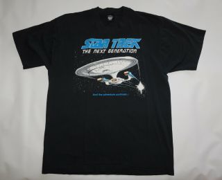 Vintage 1980s Star Trek The Next Generation Screen Stars T Shirt Xl