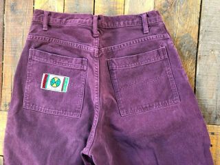 Vintage 90s Cross Colours Soft Purple Denim Jeans Hip Hop Hard Wear Loose 32x32