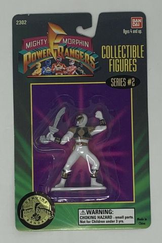 Power Rangers White Ranger Collectibles Series 2 1994 Action Figure