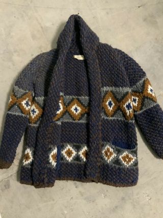 Vintage Knit Shawl Cardigan 1940’s