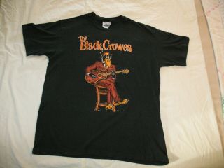 Rare 1990 The Black Crowes " Blues Is Blood " Tour T - Shirt Large,