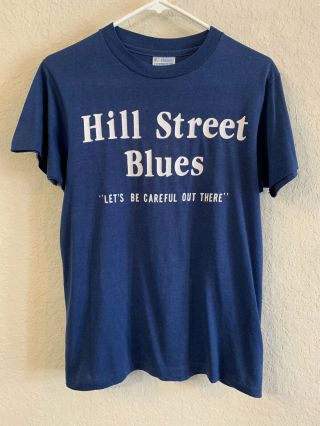 Vintage 80s 90s Hill Street Blues Single Stitch Tv Show Promo T - Shirt