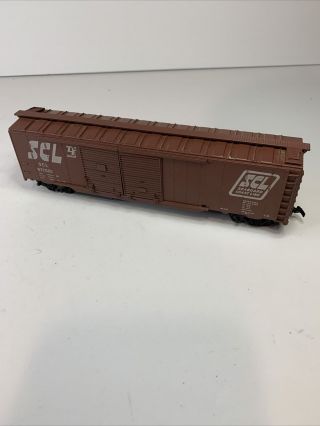 60’ Rail Box Car Ho Train Scl Seaboard Coast Line
