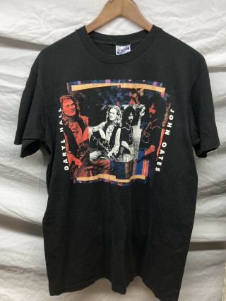 Vintage 90s Daryl Hall John Oats Band T Shirt L