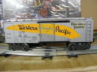 Lionel Postwar 3474 WP Western Pacific Operating Boxcar 3