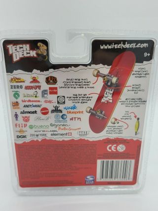 Rare Tech Deck Element Skateboards Tosh Fingerboard Toy 2006 96mm 2