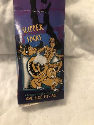 Vintage GOOSEBUMPS GRIPPER SOCKS KIDS ONE SIZE 1996 Edition Rare 2