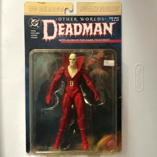 Dc Direct Deadman Action Figure,  Glow - In - The - Dark On Card 2001