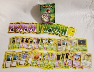 Power Reserve Pokemon Theme Deck Incomplete Jungle 60 Cards Vintage 1999