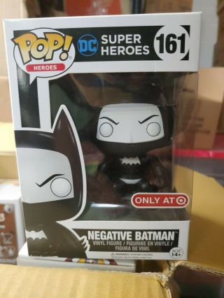 Funko Pop Negative Batman Dc Heroes 161 Target Exclusive