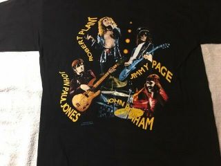 Vintage Led Zeppelin Tee 1990 Rare Winterland Robert Plant Jimmy Page