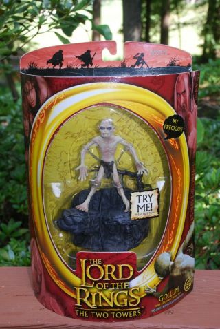 Toy Biz Lord Of The Rings Gollum With Electronic Sound (my Precious) I 81179