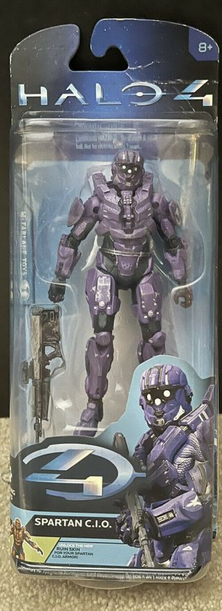 Mcfarlane Toys Halo 4 Spartan C.  I.  O.  Series 2 Action Figure Purple Team Xbox