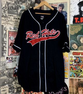 Vintage 2000 Red Hot Chili Peppers Baseball Jersey Rare Giant Sz Xl