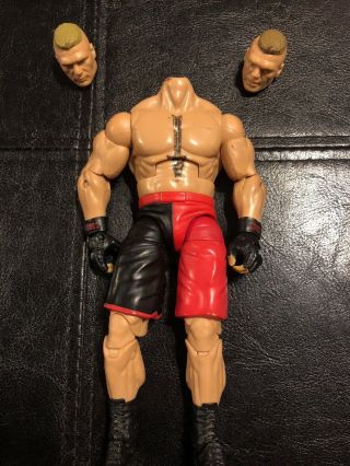 Brock Lesnar Series 19 Elite 2011 Mattel Wwe Figure Wrestling Rare Ufc Wwf