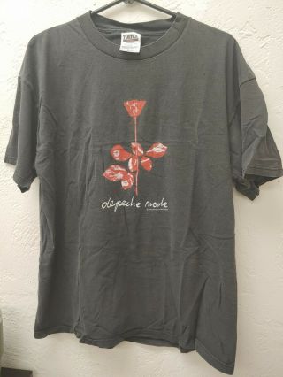 Depeche Mode Singles Tour 1998 Vintage T - Shirt