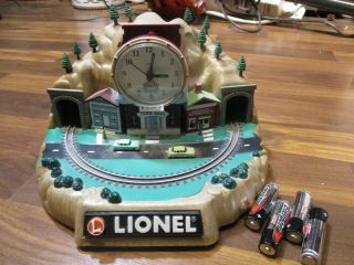 Lionel Train Centennial Alarm Clock 1900 - 2000 Town Station With Sounds
