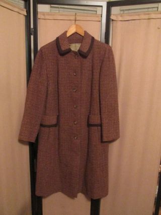 Harris Tweed Women’s Vintage 60/70s Wool Coat