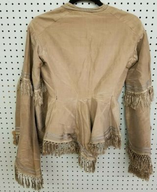 Antique 1860 ' s Victorian Jacket,  bell sleeves/bask 2