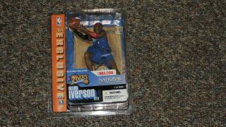 Rare Allen Iverson 76ers Nba Mcfarlane 2004 National Convention Exclusive Blue