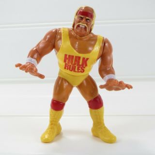 Hulk Hogan - Wwf Series 1 - Vintage 1990 Hasbro 4.  5 " Action Figure - No Action