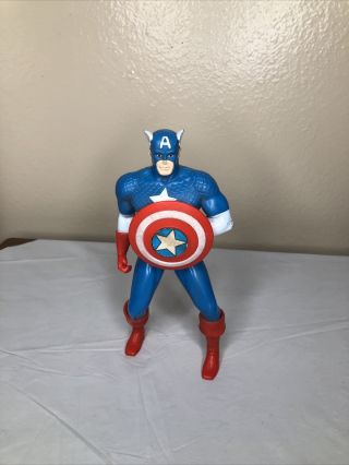 Vintage Captain America 9” Action Figure 1980 By Remco