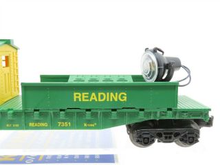 O Gauge 3 - Rail K - Line K7351 RDG Reading Company Operating Boom Car 7351 3