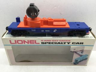 Lionel Conrail Searchlight Car 6 - 9312 L8863