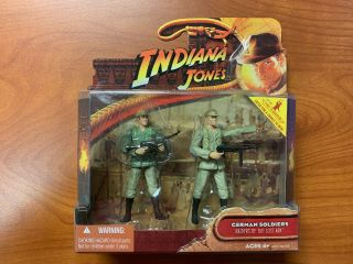 Hasbro Indiana Jones Rotla German Soldiers 2 Pack Deluxe Set Moc